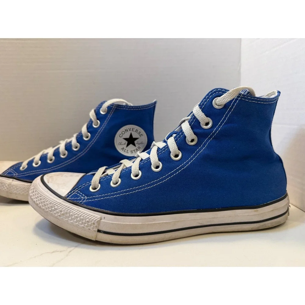 Converse Chuck Taylor All Star High Top Blue Sneakers Mens 9 Wos 11